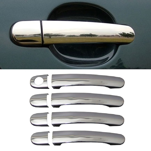 Skoda Superb 2001-2008 Arası Krom Kapı Kolu 4 Kapı Pçelik