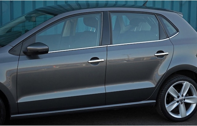 Vw Polo Krom Cam Çıtası 6 Parça 2009-2017 6R Paslanmaz