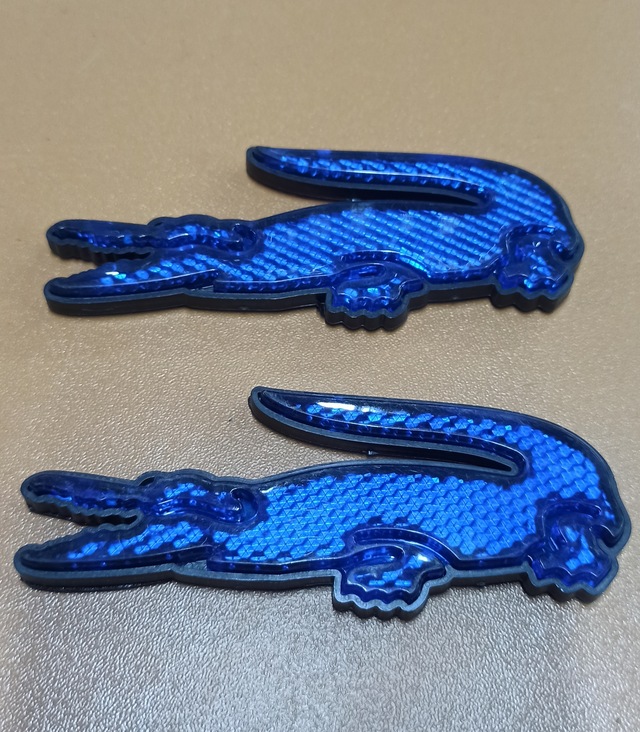Timsah Şekilli Mavi Renk Reflektör Yapışkanlı 2 Adet Plastik