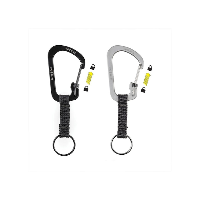 Nite Ize Slidelock Key Ring Carabiner 3 - Çelik