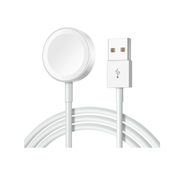Watch Akıllı Saat Usb Şarj Kablosu Wireless Beyaz