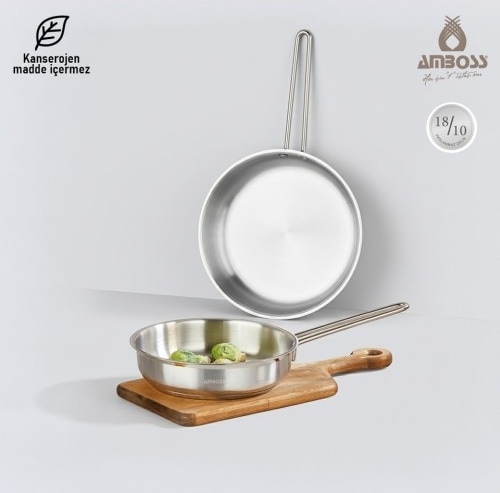 Amboss Vento Steel İndüksiyon Tabanlı 2 Parça Tava Seti 20-24 cm