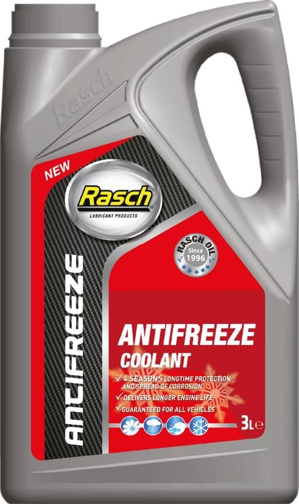 Rasch G12 Organik Radyatör Antifriz Kırmızı -56 - 3 Lt. Kırmızı