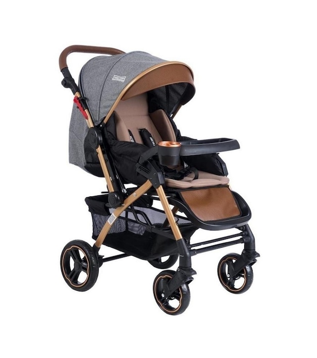 Tommy Baby Tornado Plus Gold Alüminyum Lüx Çift Yönlü Bebek Arabası