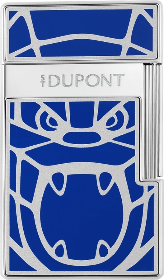 S.t. Dupont Orlinski Series Biggy Mavi Gümüş Puro Çakmağı 25064