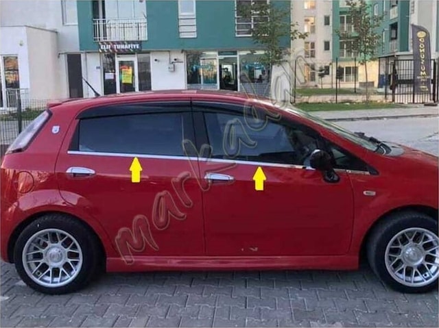 Db Chrome Fiat Grande Punto Cam Çıtası Nikelajı 2005 Sonrası 6 Pa