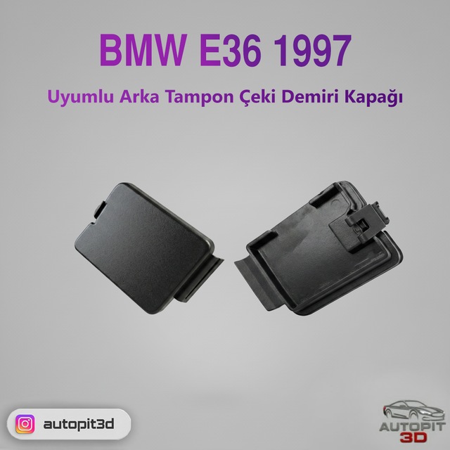 Bmw E36 1997 Uyumlu Arka Tampon Çeki Demiri Kapağı
