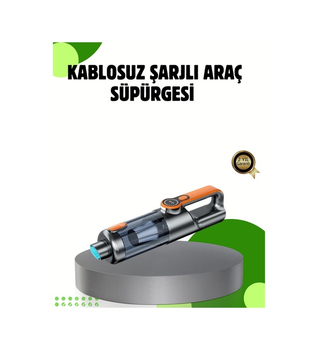 Depomıx Şarjlı Kablosuz El Süpürgesi Yüksek Emiş Güçlü Ve Çok Başlıklı Çok Renkli