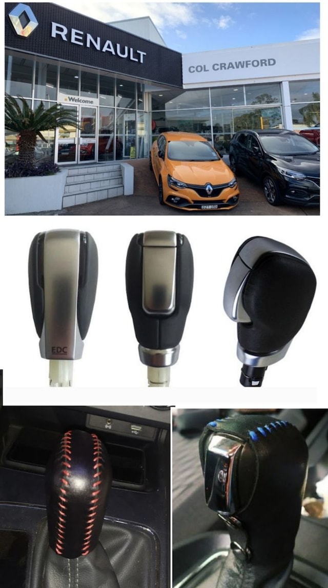 Renault Otomatik Vites Topuzu Kılıfı El Yapımı Hakiki Deri
