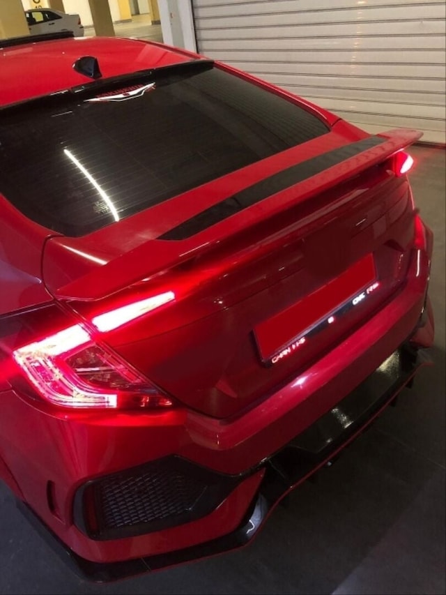 Autogp Honda Civic Fc5 Si Bagaj Üstü Spoiler Reflektörlü 2016 / 2020