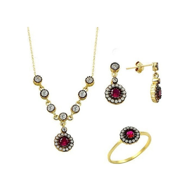 Üçlü Set Papatya 6,74 Gram 14 Ayar Altın