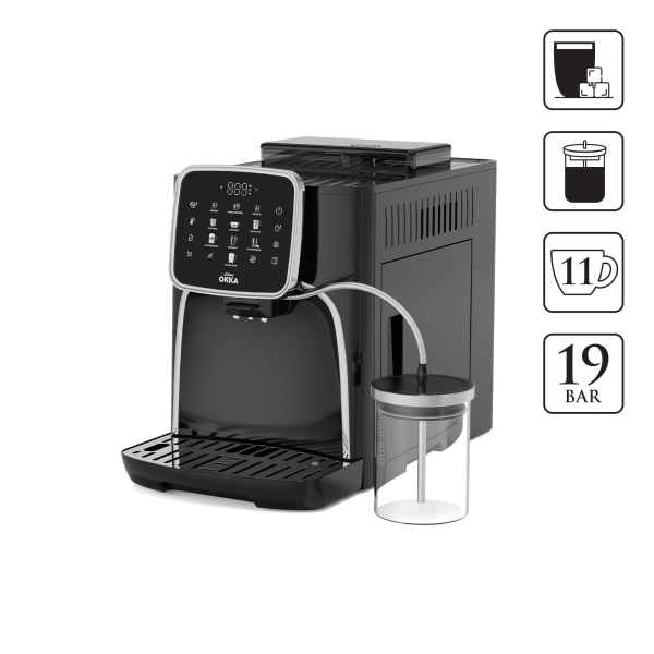 Arzum OK0028 Okka Espresso Pro M Tam Otomatik Espresso Makinesi 11 Sıcak ve Soğuk İçecek