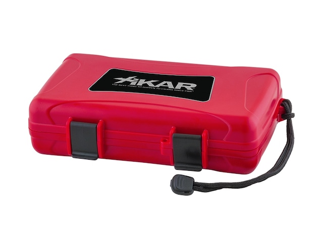 Xikar Travel Humidor 5'li Kırmızı Puro Seyahat Çantası