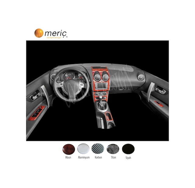 Meriç® Nissan Qashqai Ön Torpido Kaplama 19 Parça 2011-2012 (530156895)
