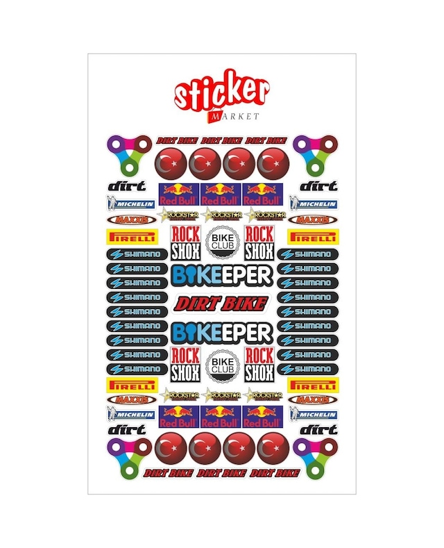 Bisiklet Sticker Seti
