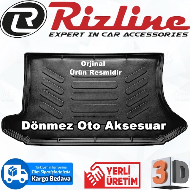 Ford Fiesta 3D Bagaj Havuzu Paspası 2002-2008 Arası Rizline N11.11874