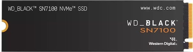 Western Digital Wd Black Sn7100 1TB NVMe M.2 2280 Okuma 7250 MB/s Yazma 6900 MB/s