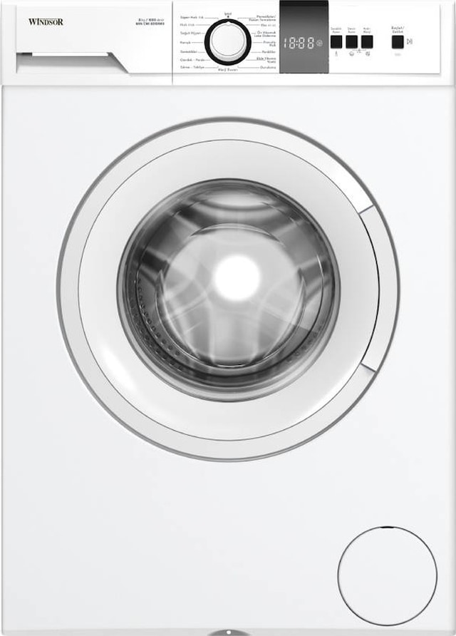 Windsor CMI 80100W0 8 KG 1000 Devir Inverter Çamaşır Makinesi