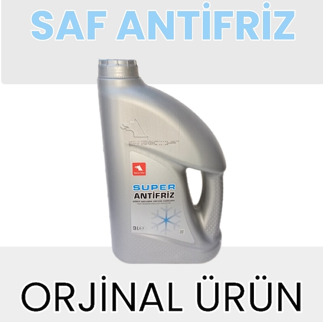 Petrol Ofisi Süper Antifriz Yeşil Saf Antifriz 3 L (2022 Tarihli)