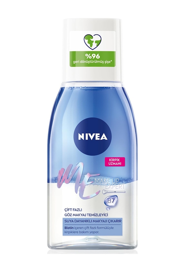 Nıvea Çift Fazlı Göz Makyaj Temizleyici 125 Ml,biotin,kirpik Bakımı,suya Dayanıklı Maskara Ve Makyaj Sku: Smgstk5a890c496a