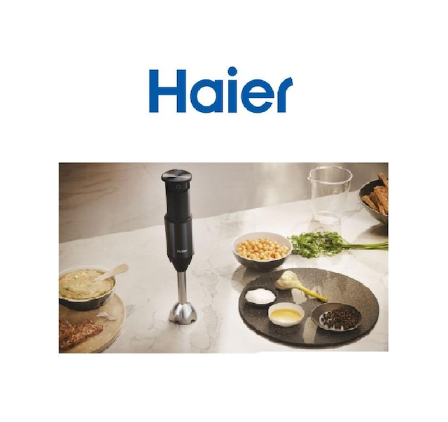 Haier HHB5B2/1 1000W El Blenderı Turbo 10 Hız 3 Paslanmaz Çelik Bıçak 0,9L Ölçü Kabı