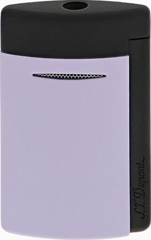 010865 St Dupont New Minijet Mat Siyah-lila Çakmak