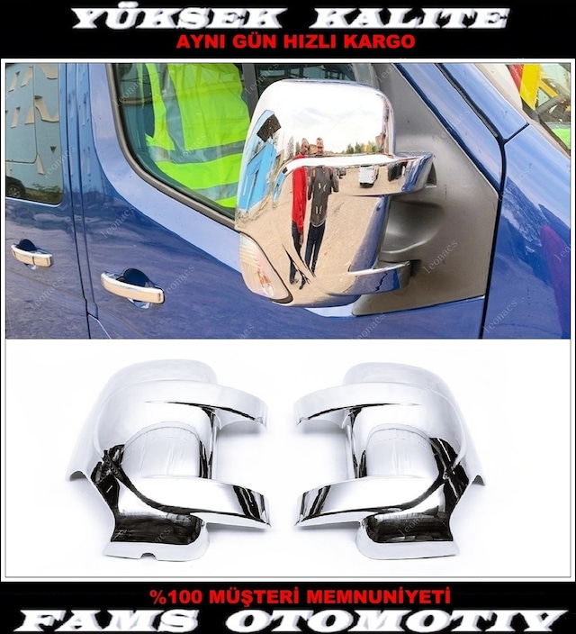 Renault Master Abs Krom Ayna Kapağı 2 Parça 2010 Ve Üzeri