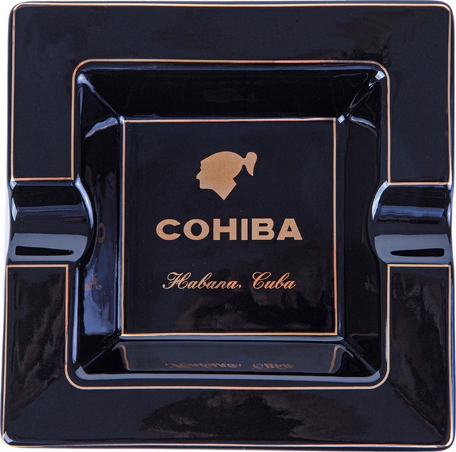 Cohiba Siyah-gold Porselen İkili Puro Küllüğü - Tr8270