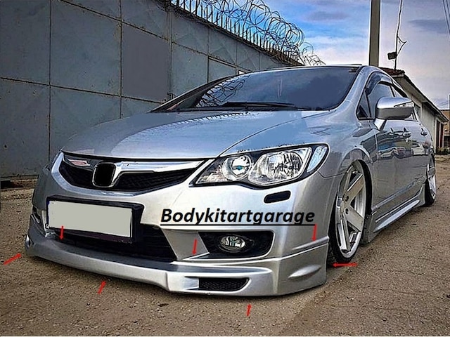Honda Civic Fd6 2010-2012 Full Bodykit-fiberglass-boyasız