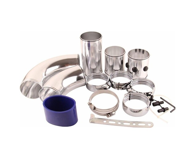 3 inç Hava Filtresi Turbo Emme Intercooler Borusu Soğuk / Sıcak Boru Hortumu Alüminyum Set