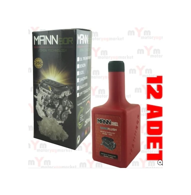 Mannbor Motor İçi Temizleyici 200Ml -İç Temizleme Katkısı X12