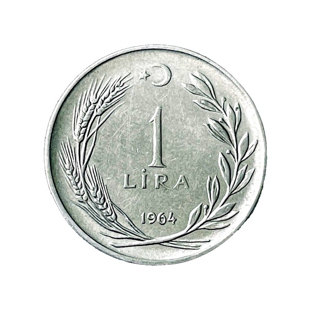 1964 Yılı Madeni 1 Lira