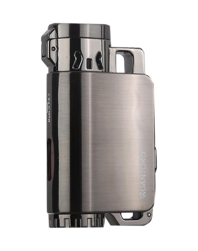 Quantoro 3 Torch Pürmüz Gunmetal Metal Puro Çakmağı - Trz1025
