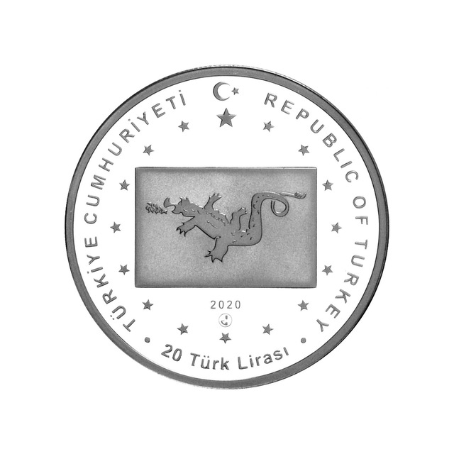 Hun Devleti - Türk Devletleri Serisi No:01 Gümüş Hatıra Parası