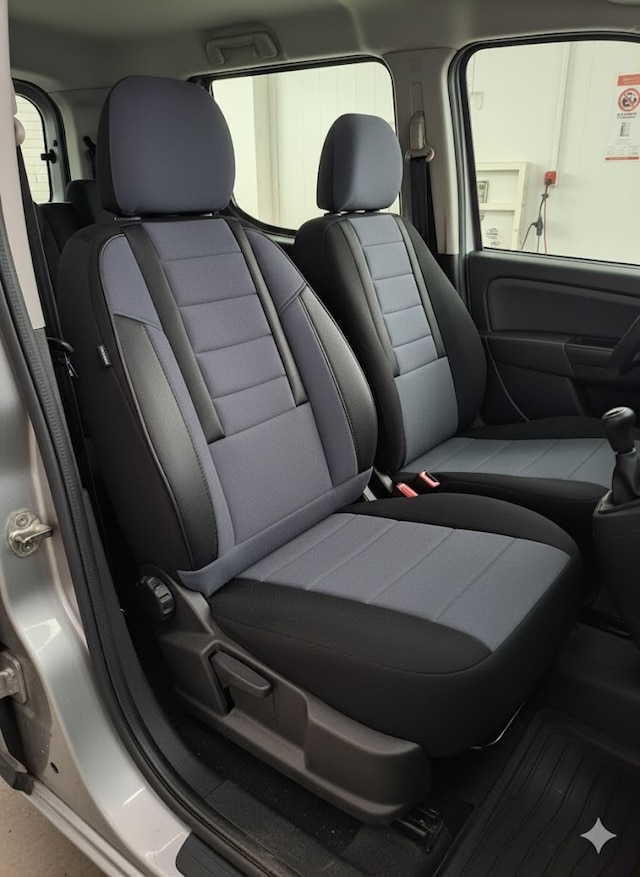Favori Füme Serisi Renault Kangoo İle Uyumlu Tam Set Oto Koltuk Kılıfı Arka Koltuk 2+1