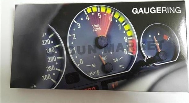 E36 Bmw Krom Gösterge Halkası Bmw 3 Seri E36 Krom Kadran Çerçeves