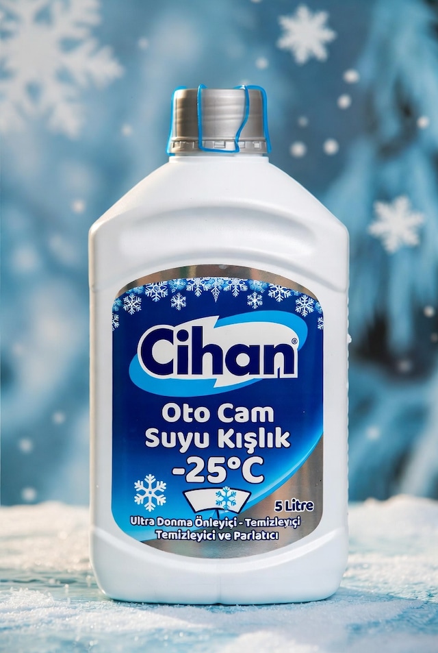 Cihan Oto Cam Suyu Kışlık -25 5 Litre