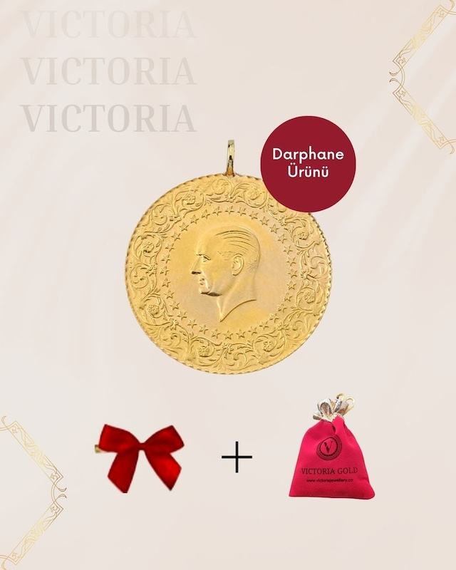 Vıctorıa Gold 1 Adet Çeyrek Altın Yeni Tarihli 2026 Kulplu 22 Ayar