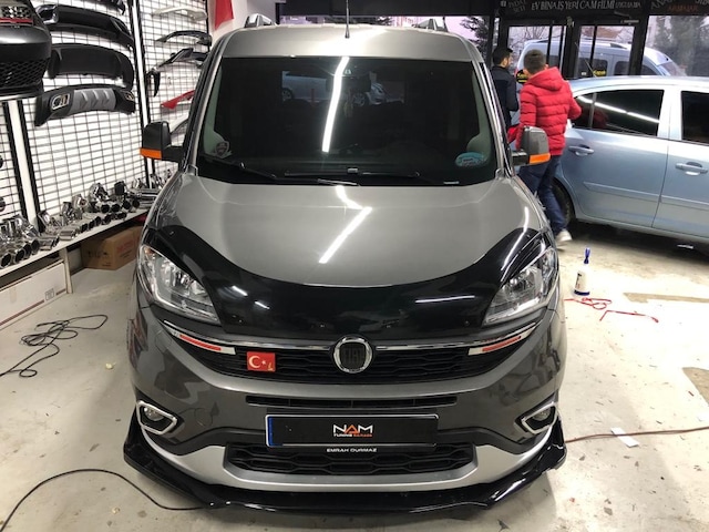 Fiat Doblo Kaput Rüzgarlığı D4 Kasa 2015 Sonrası Parlak Siyah