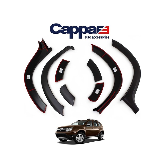 Cappafe Dacia Duster Çamurluk Dodik Uv Kat. Abs 8 Parça 10-17