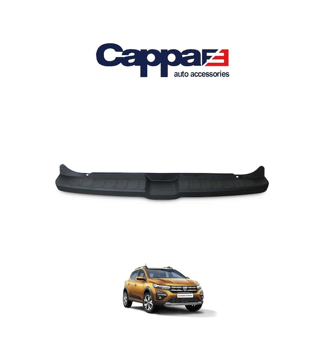 Cappafe Dacia Sandero Arka Tampon Eşiği Koruma Parlak Abs 2021 N11.7364
