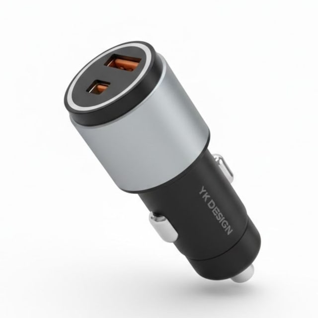 Araç İçi Çakmaklığa Takılantype-c Ve Usb Girişli 2 Portlu Hızlı Şarj Adaptörü 4801