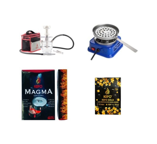 Kefo Süper Nargile Başlangıç Seti 4 Ürün 1 Paket