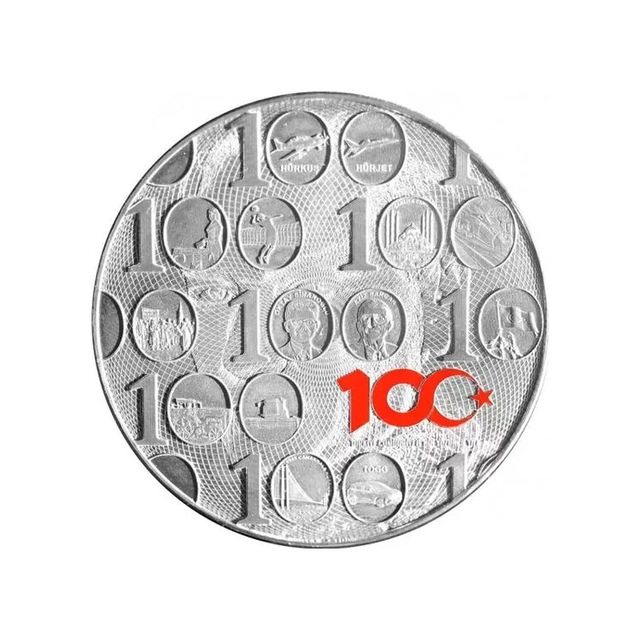 Türkiye Cumhuriyeti'nin 100.yılı Gümüş Hatıra Parası