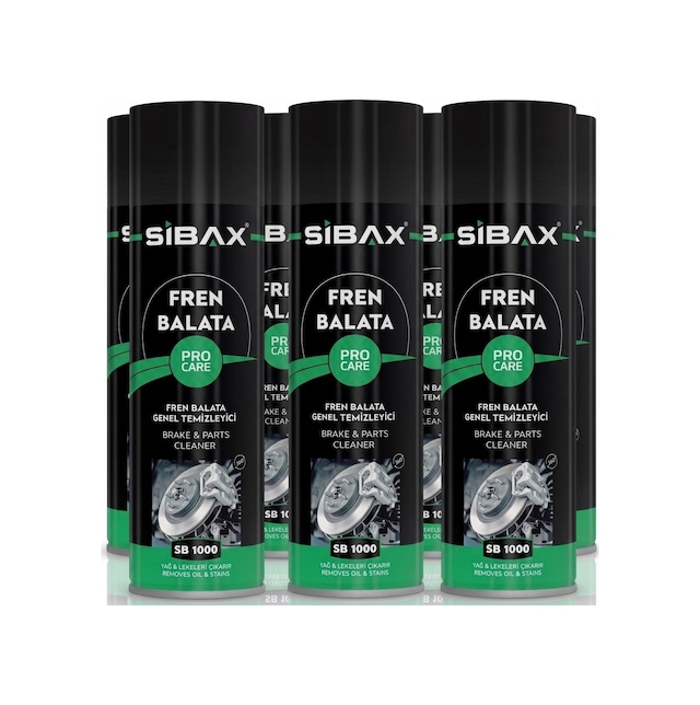 Sibax Sb1000 Fren Balata Temizleyici Sprey 500 Ml. 6 Ad.