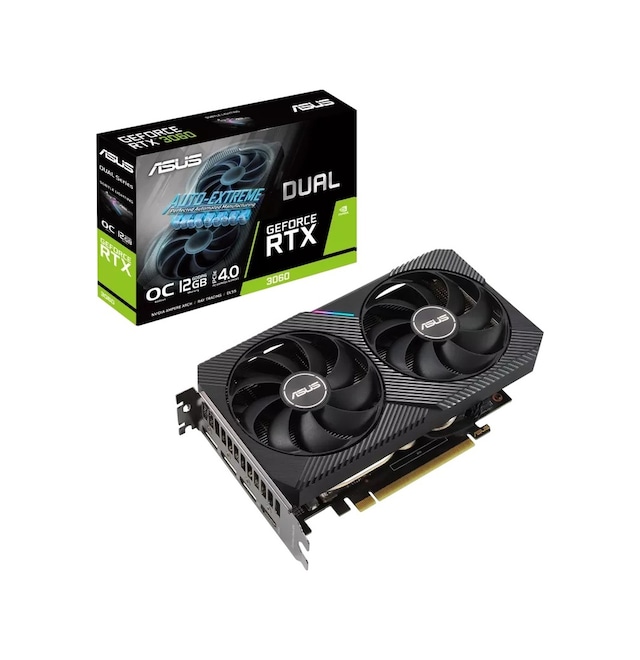 Asus NVIDIA GeForce RTX 3060 V2 OC DUAL-RTX3060-O12G-V2 12 GB GDDR6 192 Bit Ekran Kartı