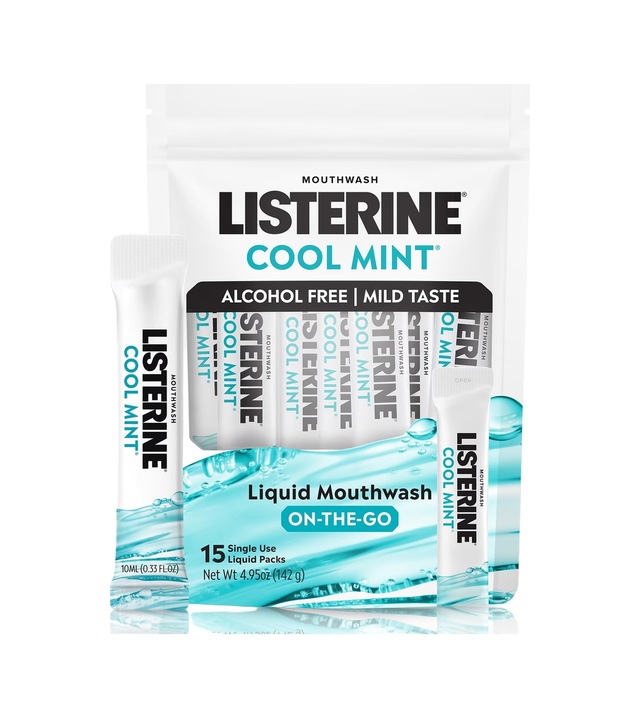 Listerine Cool Mint Alkolsüz Ağız Çalkalama Suyu Tek Kullanımlık 15 Adet