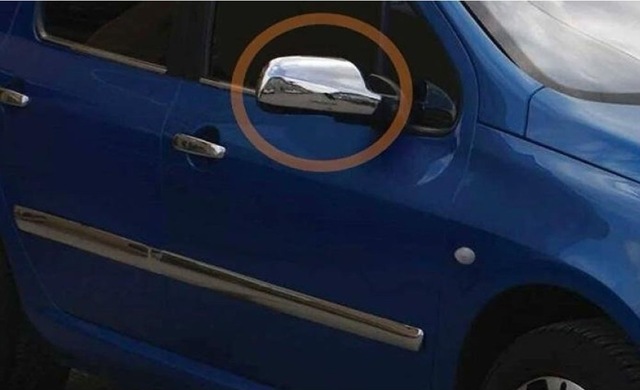Peugeot 307 Uyumlu 2001-2008 Krom Ayna Kapağı 2 Parça Paslanmaz Çelik