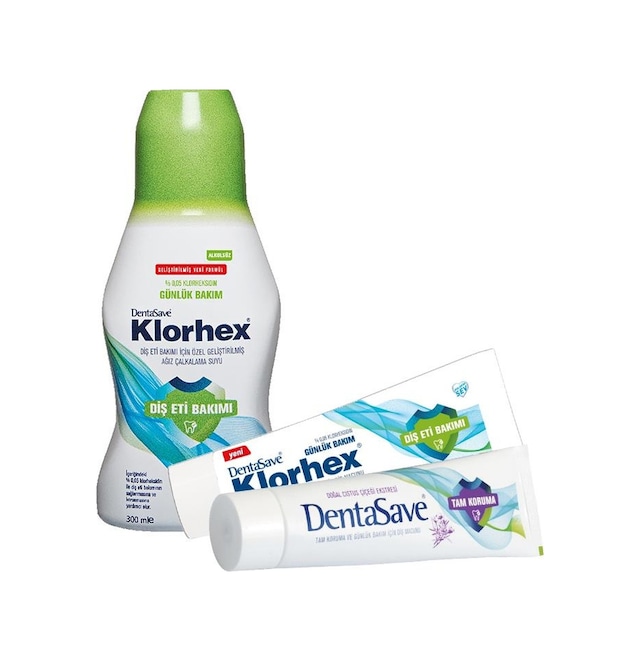 Dentasave Günlük Bakım Ve Cistus Diş Macunu 2 x 75 ML + Klorhex Günlük Bakım Ağız Çalkalama Suyu 300 ML