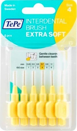 Tepe Blister X Soft Arayüz Fırçası 6'lı 0.7 MM